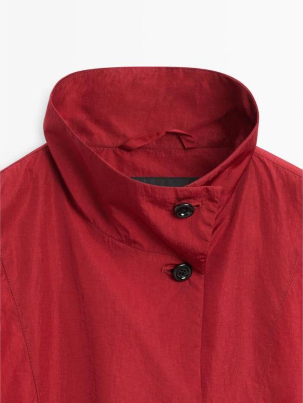 MASSIMO DUTTI HIGH NECK BOMBER PUFF JACKET - Picture 9 of 9
